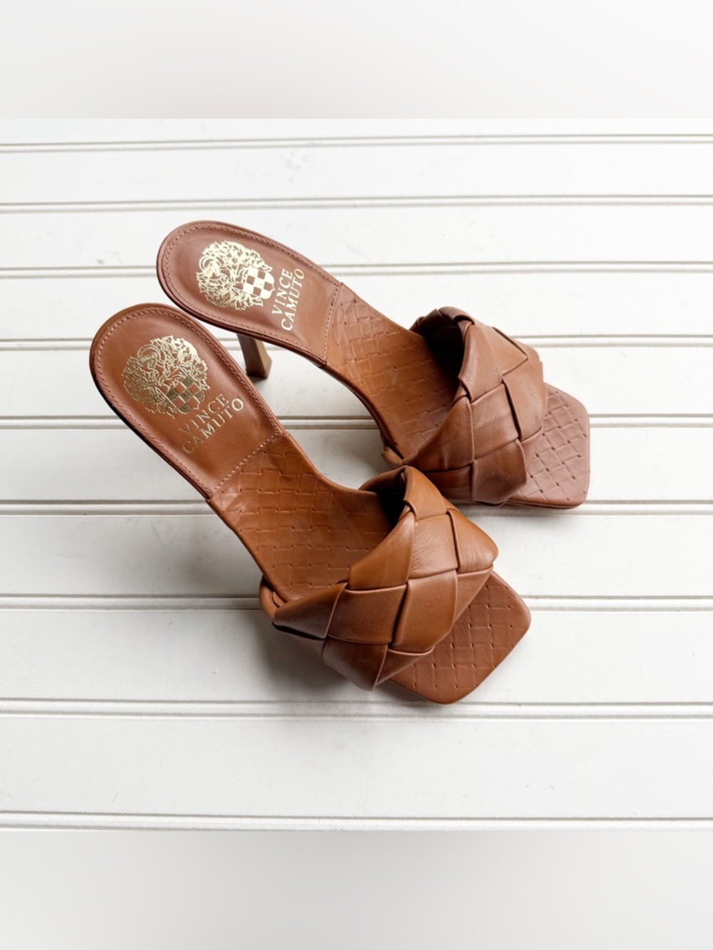 Vince Camuto Size 7.5 Brelanie Braided Strap Sandal